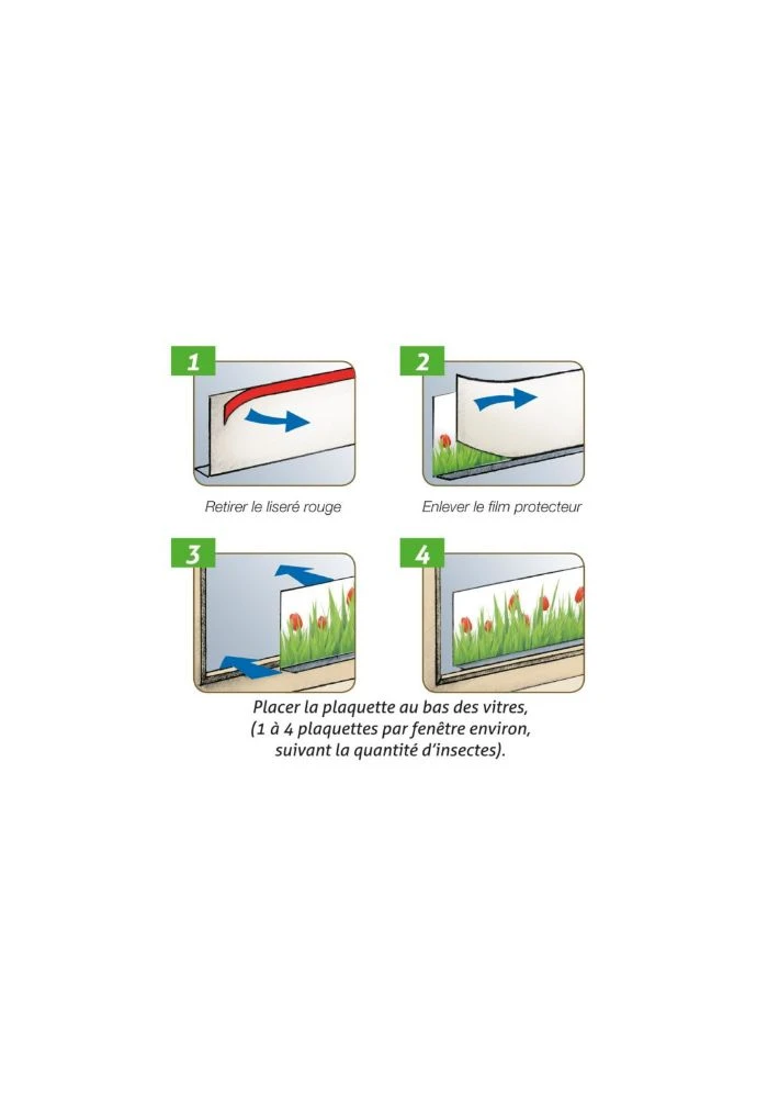 4 Plaquettes Anti-mouches Décorées 4 4 Plaquettes Anti-mouches Décorées – Image 2