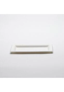 Assiettes Rectangulaires En Canne à Sucre - Ø 13 X 26 Cm - Par 50