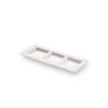 Assiette Design DEDRA 3 Compartiments 26x11x1,2cm -Maison Fournitures Magasin assiette design dedra 3 compartiments