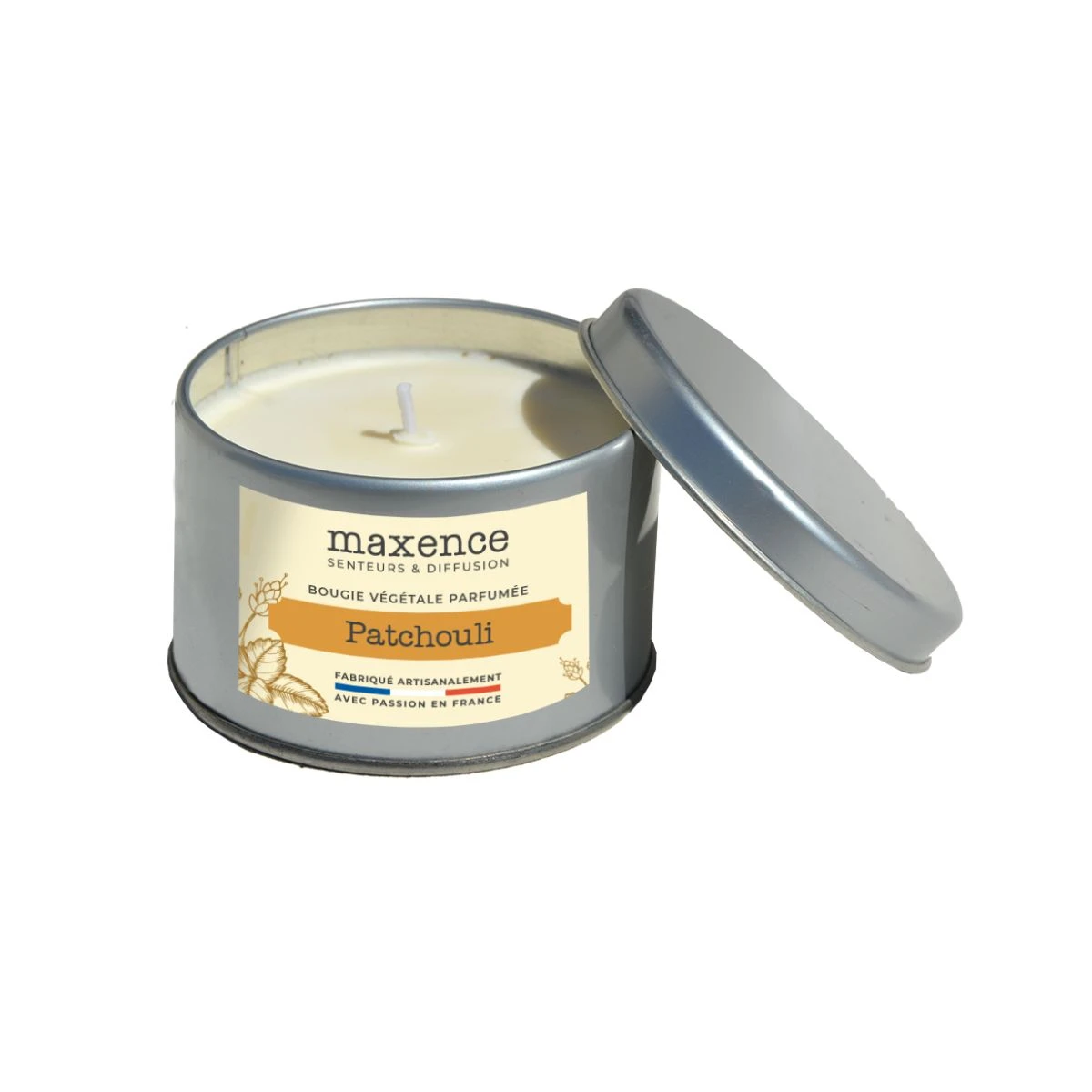 Bougie Parfumée Cire Végétale De Soja - Patchouli - 190G 3 Bougie Parfumée Cire Végétale De Soja - Patchouli - 190G