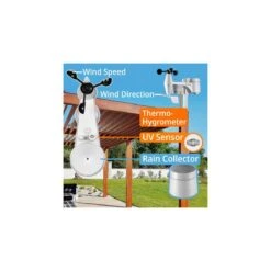 Bresser Centrale Météo Conectée ClearView - Capteur 7-en-1 -Maison Fournitures Magasin bresser centrale meteo wifi clearview avec capteur 7 en 1 7