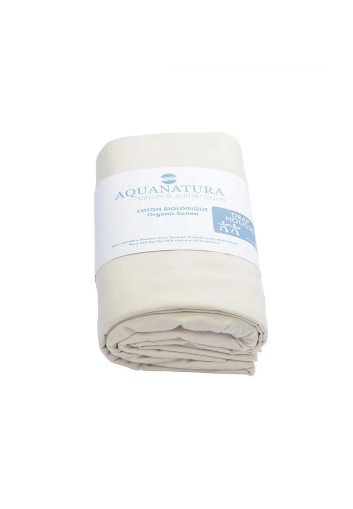 Drap De Lit BIO Lit 2 Personnes, 250 X 300 Cm, Coloris Naturel 3 Drap De Lit BIO Lit 2 Personnes, 250 X 300 Cm, Coloris Naturel