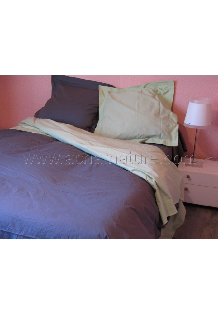 DRAP HOUSSE BIO Lit 2 Personnes, 180 X 200 Cm, Coloris Corail 4 DRAP HOUSSE BIO Lit 2 Personnes, 180 X 200 Cm, Coloris Corail – Image 2