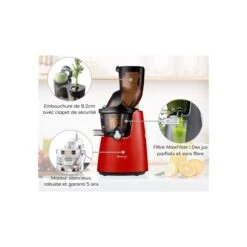Extracteur De Jus Kuving's D9900 - Rouge -Maison Fournitures Magasin extracteur de jus kuving s b9900 rouge 3