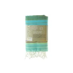 Fouta En Coton Biologique Aqua 100 X 200cm