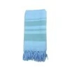 Fouta En Coton Biologique Sky - 90 X 160 Cm -Maison Fournitures Magasin fouta en coton biologique sky 90 x 160 cm