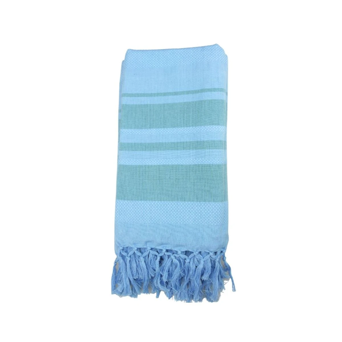 Fouta En Coton Biologique Sky - 90 X 160 Cm 3 Fouta En Coton Biologique Sky - 90 X 160 Cm
