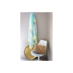 Fouta En Coton Biologique Sunny Lime 100 X 200cm -Maison Fournitures Magasin fouta en coton biologique sunny lime 100 x 200cm 2