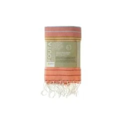 Fouta En Coton Biologique Terra Cotta 100 X 200cm