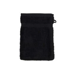 Gant De Toilette Coton Bio Coloris Noir