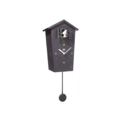 Horloge Birdhouse Chants D'oiseaux Kookoo - Noir
