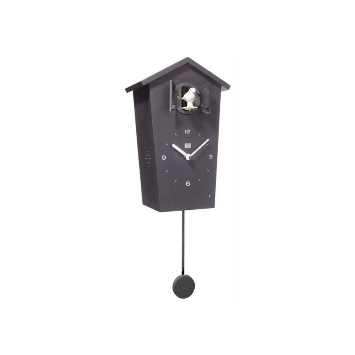 Horloge Birdhouse Chants D'oiseaux Kookoo - Noir 3 Horloge Birdhouse Chants D'oiseaux Kookoo - Noir