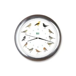 Horloge Oiseaux Des Jardins, Modèle En Cadre Alu