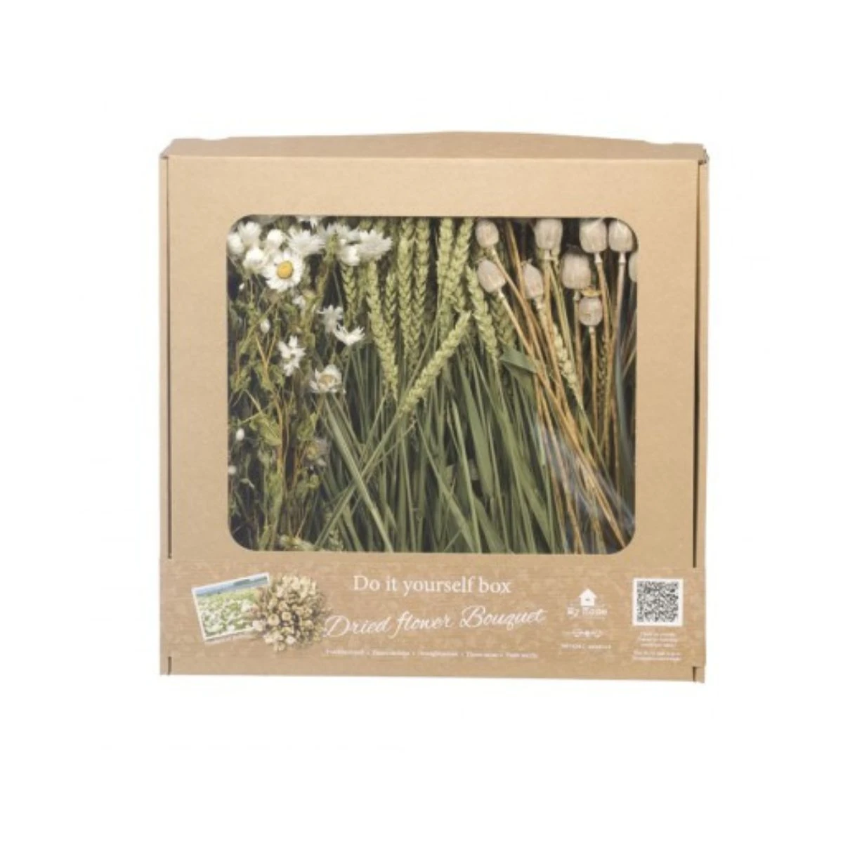 Kit à Composer - Bouquet De Fleurs Séchées - Blanc 3 Kit à Composer - Bouquet De Fleurs Séchées - Blanc