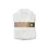 Peignoir En Coton Bio, Coloris Blanc, Taille L 1 Peignoir En Coton Bio, Coloris Blanc, Taille L -Maison Fournitures Magasin peignoir en coton bio coloris blanc taille l
