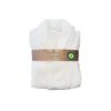 Peignoir En Coton Bio, Coloris Blanc, Taille XL 2 Peignoir En Coton Bio, Coloris Blanc, Taille XL -Maison Fournitures Magasin peignoir en coton bio coloris blanc taille xl