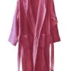 Peignoir En Coton Bio, Coloris Framboise, Taille M -Maison Fournitures Magasin peignoir en coton bio coloris framboise taille m