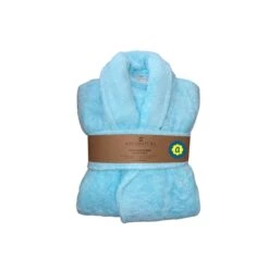 Maison Fournitures Magasin -Maison Fournitures Magasin peignoir en coton bio coloris lagon taille l 1
