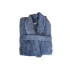 Peignoir En Coton Bio, Coloris Myrtille, Taille XL -Maison Fournitures Magasin peignoir en coton bio coloris myrtille taille xl