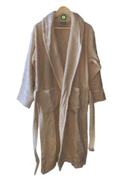 Maison Fournitures Magasin -Maison Fournitures Magasin peignoir en coton bio coloris sable taille m 1