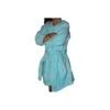 Peignoir En Coton Bio Enfant, Coloris Lagon, Taille 8 Ans -Maison Fournitures Magasin peignoir en coton bio enfant coloris lagon taille 12 14 ans