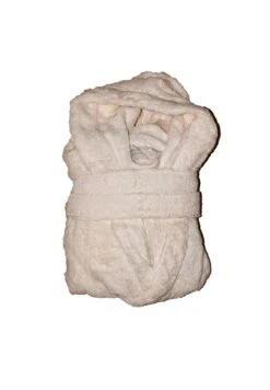 Maison Fournitures Magasin -Maison Fournitures Magasin peignoir en coton bio enfant coloris naturel taille 12 14 ans 1