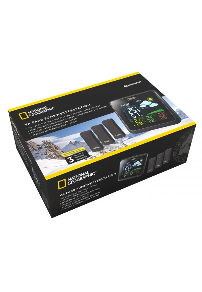 Bresser Station Météo LCD Couleur VA Incl. 3 Capteurs 5 Bresser Station Météo LCD Couleur VA Incl. 3 Capteurs – Image 3